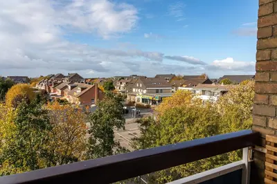 Ein allgemeiner Blick auf Büsum oder ein Stadtblick von der Ferienwohnung aus