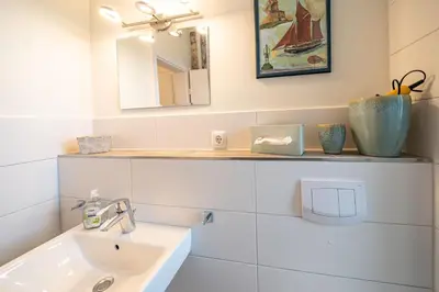 Ein Badezimmer in der Unterkunft Ferienwohnung Anker II