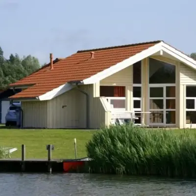 4 Personen Angler-Ferienhaus mit privatem Bootsteg