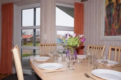 Grundriss der Unterkunft 6 Personen Ferienhaus mit privatem Bootsteg, dikekter Seelage, Kanu, Whirlpool, Sauna und Kaminofen in Otterndorf