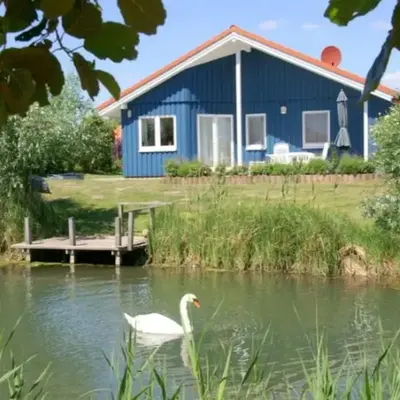 6 Personen Ferienhaus mit privatem Bootsteg