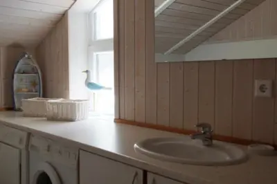 Grundriss der Unterkunft 6 Personen kinderfreundliches Ferienhaus mit Sauna, Whirlpool und Kaminofen in Otterndorf