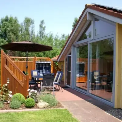 Kinderfreundliches 5 Personen Wellnessferienhaus Treibholz mit zwei Duschen und Toiletten