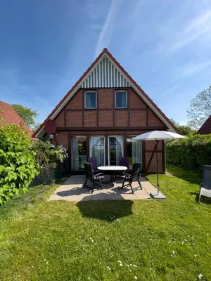 Ein Garten an der Unterkunft Wattenmeerbrise