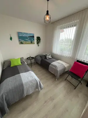 Ein Bett oder Betten in einem Zimmer der Unterkunft Uttied