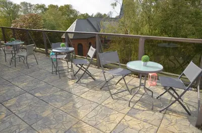 Ein Balkon oder eine Terrasse in der Unterkunft Hotel Neptuns Ankerplatz & Zur Seerobbe