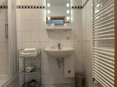 Ein Badezimmer in der Unterkunft Whg 1 Christian