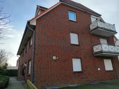Das Gebäude in dem sich die Ferienwohnung befindet