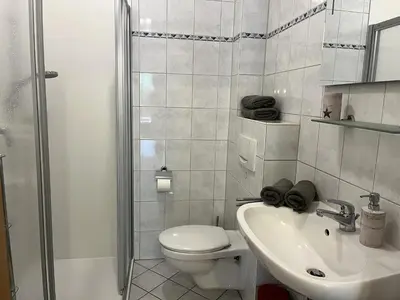 Ein Badezimmer in der Unterkunft Kleine Freiheit