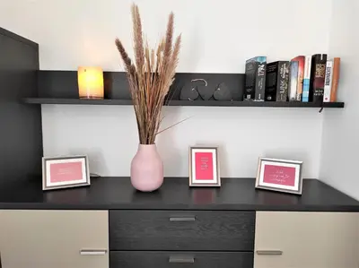Die Bibliothek in der Ferienwohnung