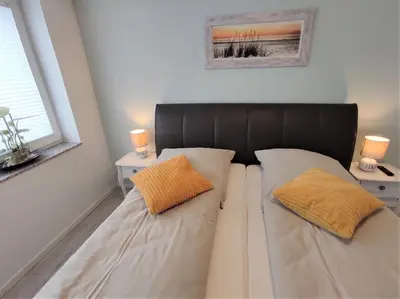 Ein Bett oder Betten in einem Zimmer der Unterkunft Sail