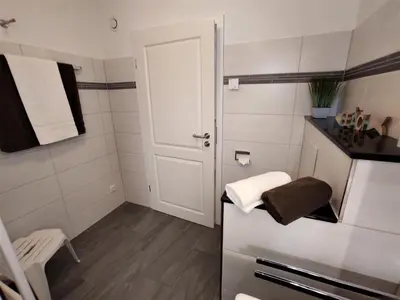 Ein Badezimmer in der Unterkunft Sail