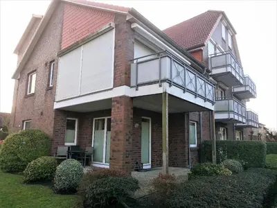 Das Gebäude in dem sich die Ferienwohnung befindet