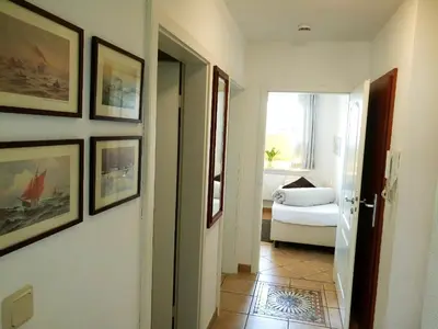 Ein Bett oder Betten in einem Zimmer der Unterkunft Whg 2