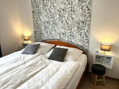 Ein Bett oder Betten in einem Zimmer der Unterkunft Wattperle