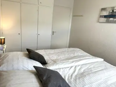 Ein Bett oder Betten in einem Zimmer der Unterkunft Wattperle