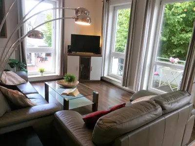 TV/Unterhaltungsangebot in der Unterkunft Wohnung Sylt