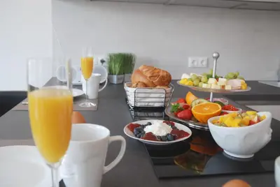 Essen in der Ferienwohnung oder in der Nähe