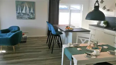 Ein Sitzbereich in der Unterkunft Penthouse Code Zero