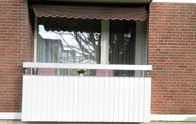 Ein Balkon oder eine Terrasse in der Unterkunft Seesüchtig