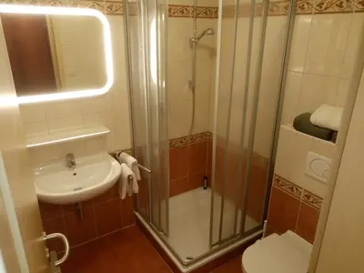 Ein Badezimmer in der Unterkunft Whg 5