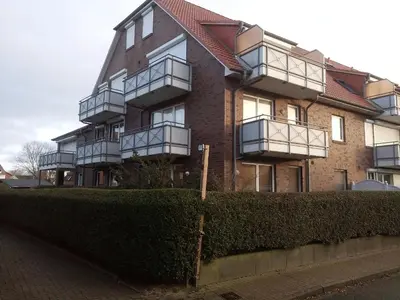 Das Gebäude in dem sich die Ferienwohnung befindet