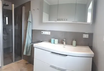 Ein Badezimmer in der Unterkunft Penthouse meertied