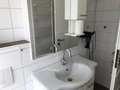 Ein Badezimmer in der Unterkunft Moin Urlaub! Am alten Hafen