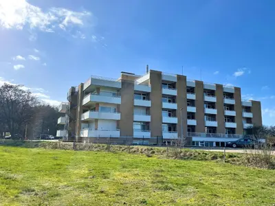 Das Gebäude in dem sich die Ferienwohnung befindet