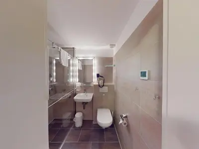 Ein Badezimmer in der Unterkunft Am Grooten Steen - Seerose