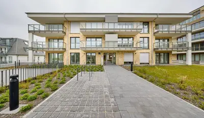 Das Gebäude in dem sich die Ferienwohnung befindet