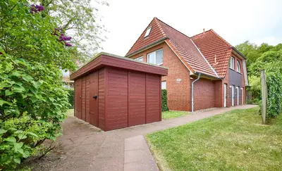 Das Gebäude in dem sich die Ferienwohnung befindet