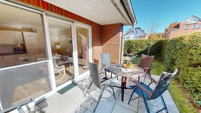 Ein Balkon oder eine Terrasse in der Unterkunft Anlage Am Wehrberg - 22D