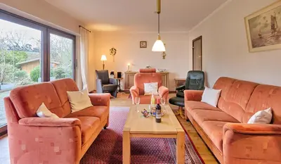 Ein Sitzbereich in der Unterkunft Haus Ricker - Erdgeschoss
