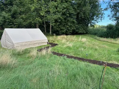 Naturlandschaft in der Nähe des Campingplatzes
