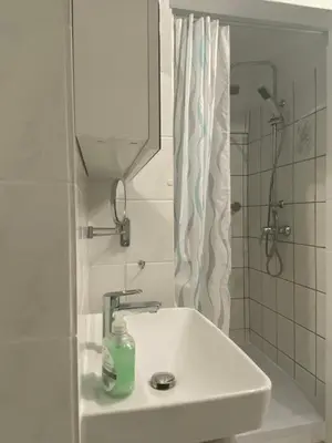 Ein Badezimmer in der Unterkunft Ferienhaus Zur Waldfee