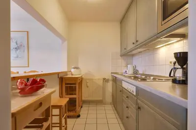 Küche/Küchenzeile in der Unterkunft Stranddüne - 4