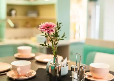 Kaffee-/Teezubehör in der Unterkunft Bernstein Hotel 