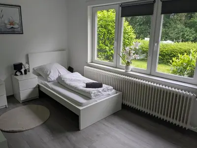 Grundriss der Unterkunft Monteurhaus Westertweute mit Wintergarten
