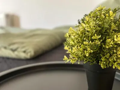Ein Bett oder Betten in einem Zimmer der Unterkunft Brunsbüttel City Apartments