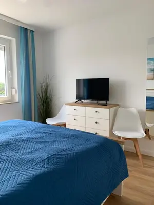 TV/Unterhaltungsangebot in der Unterkunft Haus Poseidon, Ferienwohnung POS30
