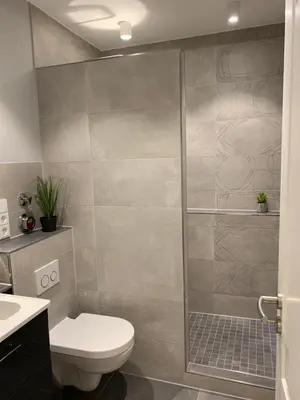 Ein Badezimmer in der Unterkunft Haus Poseidon, Ferienwohnung POS30