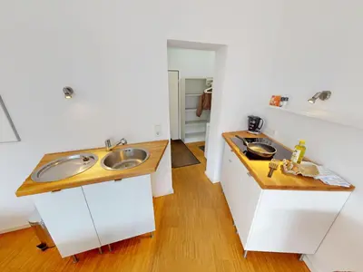 Küche/Küchenzeile in der Unterkunft Seehütte - 304