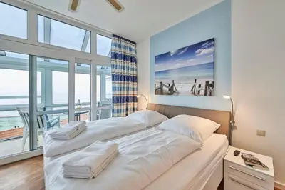 Ein Bett oder Betten in einem Zimmer der Unterkunft Seehütte - 703