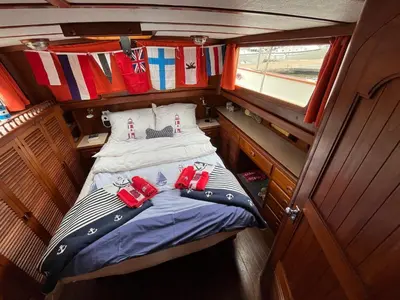 Ein Bett oder Betten in einem Zimmer der Unterkunft Seewolf