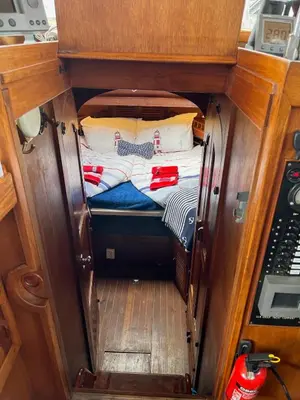 Ein Bett oder Betten in einem Zimmer der Unterkunft Seewolf