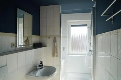 Ein Badezimmer in der Unterkunft Küstenbutze Büsum