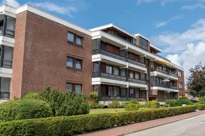 Das Gebäude in dem sich die Ferienwohnung befindet