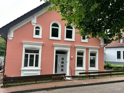 Das Gebäude in dem sich die Ferienwohnung befindet