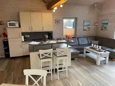 Küche/Küchenzeile in der Unterkunft Nordsee